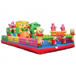 海绵宝宝充气蹦床