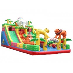 森林争霸充气滑梯