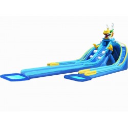 三道龙充气水滑梯